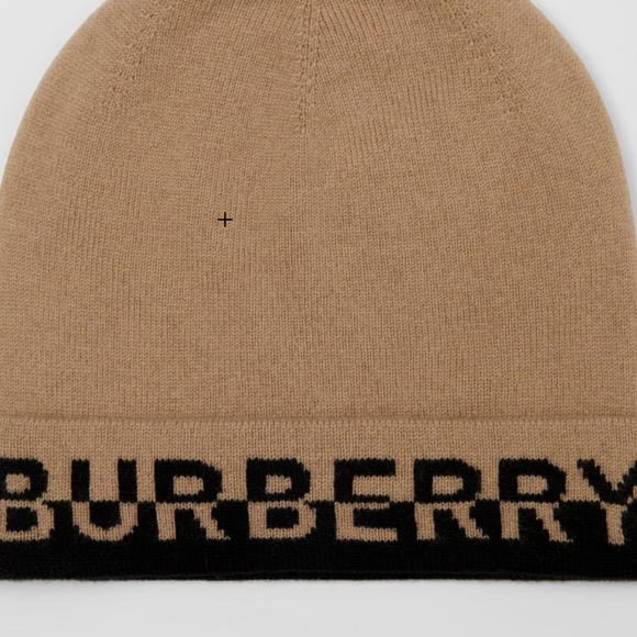 Logo Intarsia Cashmere Beanie - Picture 1 of 5